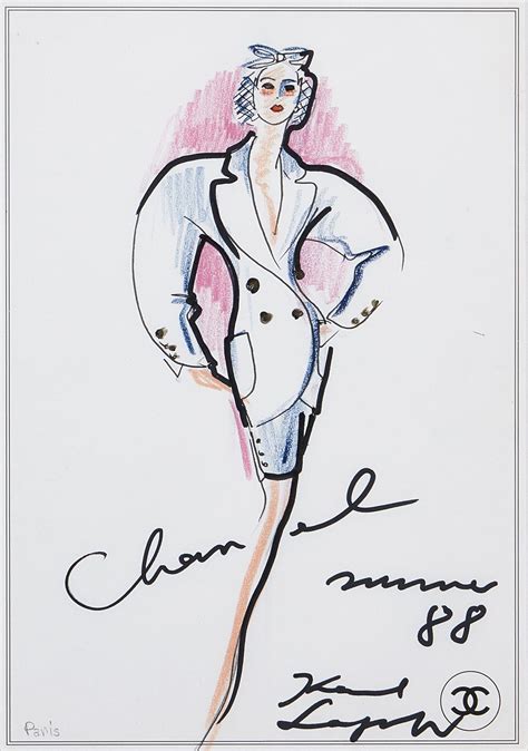 chanel croquis lagerfeld|karl lagerfeld house of chanel.